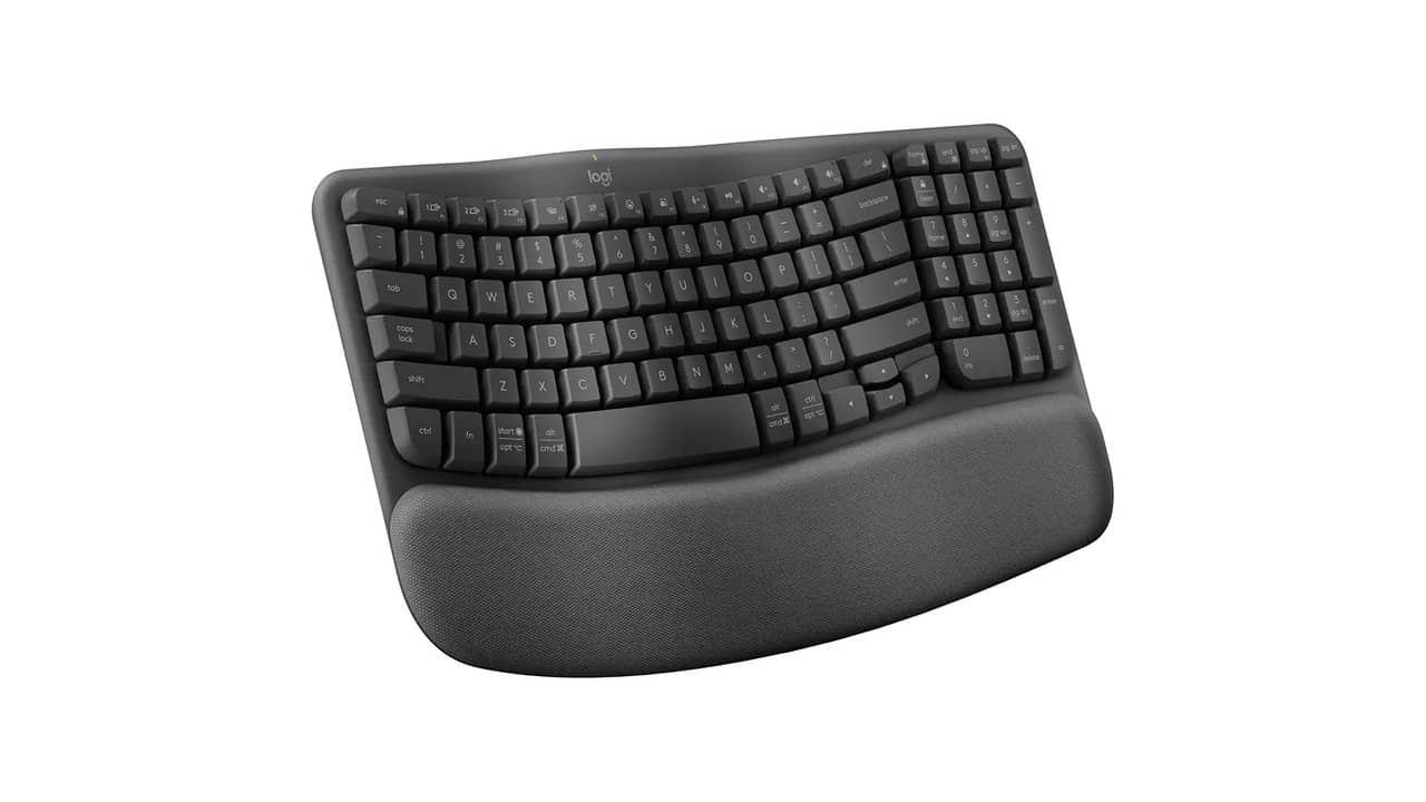 Melhor Teclado Ergonômico: Suporte para Descanso de Pulso Acolchoado
